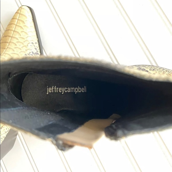 Jeffrey Campbell Natural Flynn Ankle Boots - Picture 5 of 5